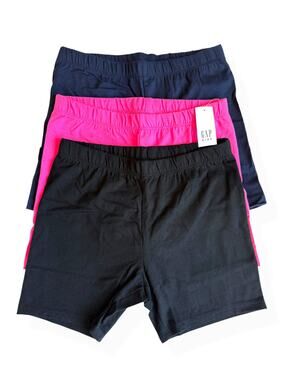 NEW Gap Kids Cartwheel Shorts Pink Navy Black Girls Large 10